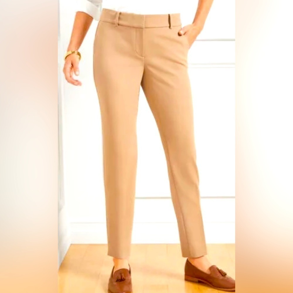Talbots curvy fit khakis, size 10